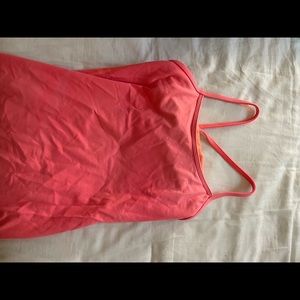 Neon pink lulu tank